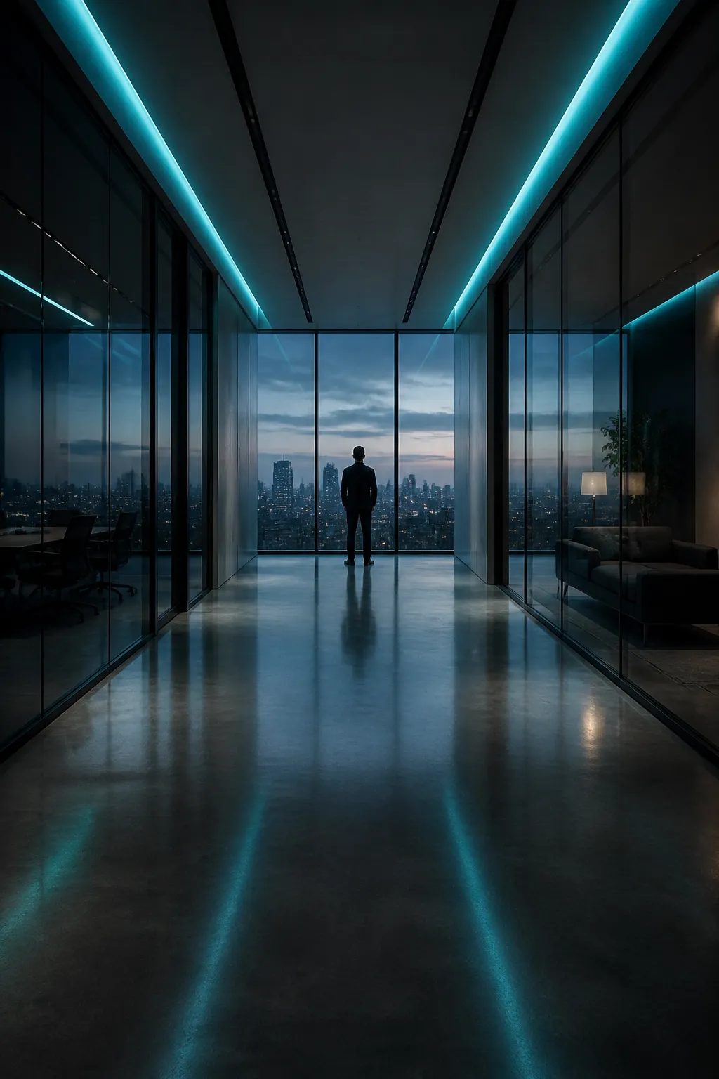 Calm and precise enterprise technology environment representing AIRAVIX's approach